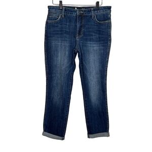 Kut From The Kloth Catherine Fab Ab Boyfriend High Rise Jeans Size 6 Denim